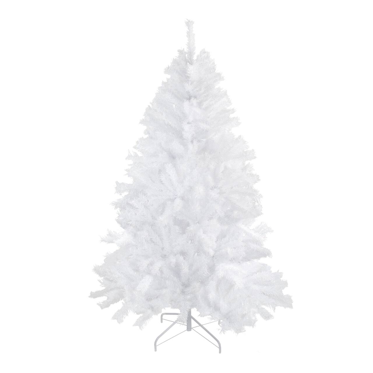 6ft. Unlit Icy White Iridescent Spruce Artificial Christmas Tree